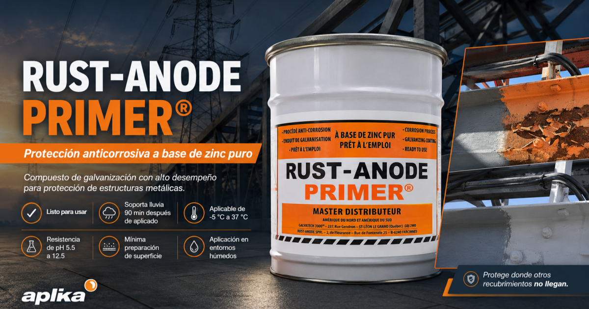 Rust-Anode Primer®: galvanización rica en zinc para estructuras ...